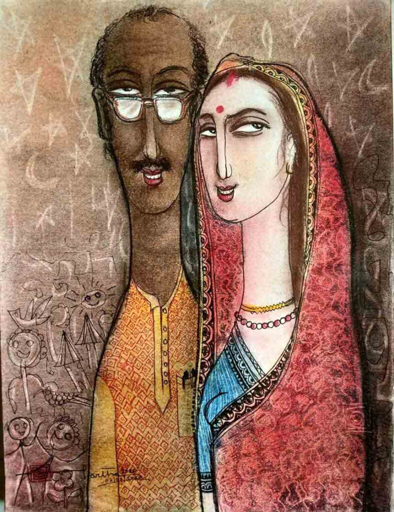 artist-Partha-Bhattacharjee-Companion series
