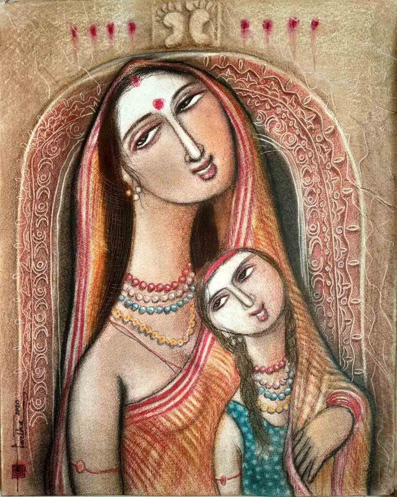 artist-Partha-Bhattacharjee-Rural-series-13