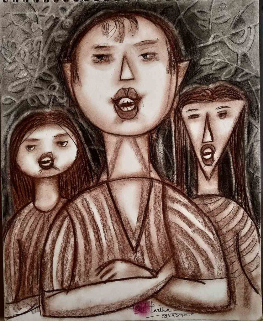 artist-Partha-Bhattacharjee-Rural-series-23