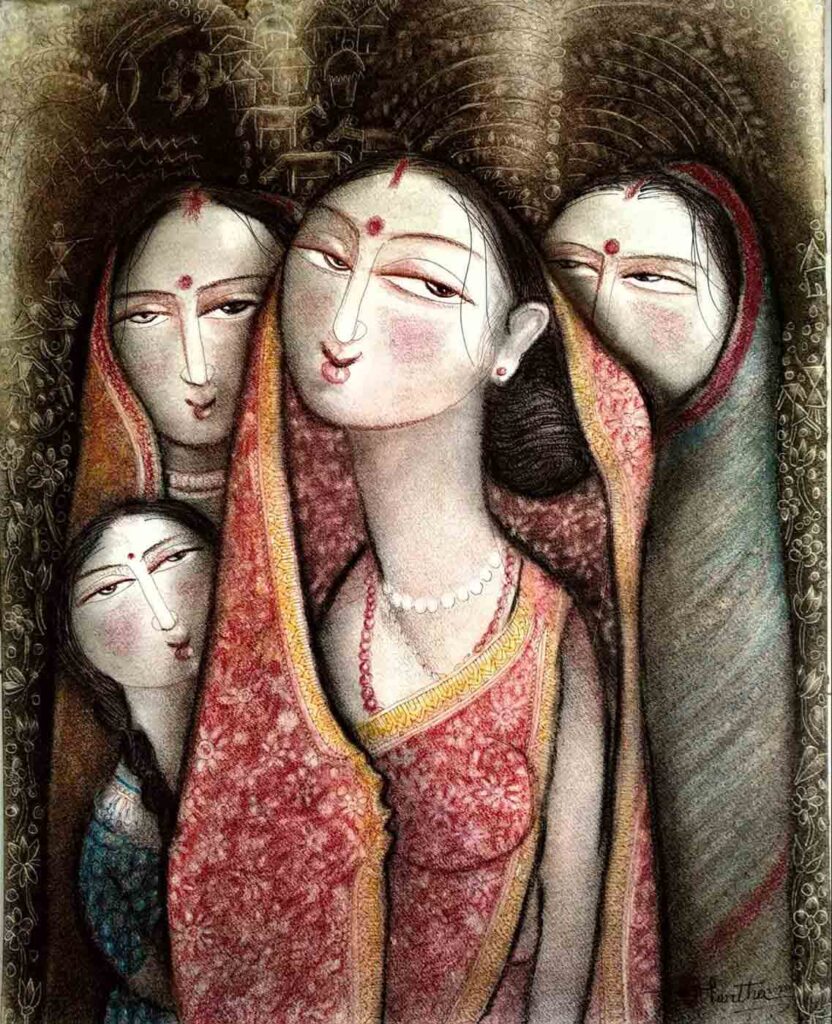 artist-Partha-Bhattacharjee-Rural-series-6artist-Partha-Bhattacharjee-Rural-series-6